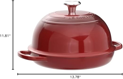 Le Creuset Enameled Cast Iron Bread Oven, Cerise